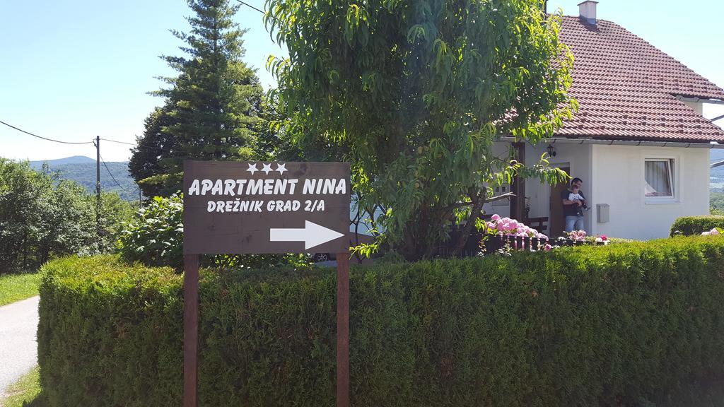 Apartment Nina Drežnik Grad Exterior foto